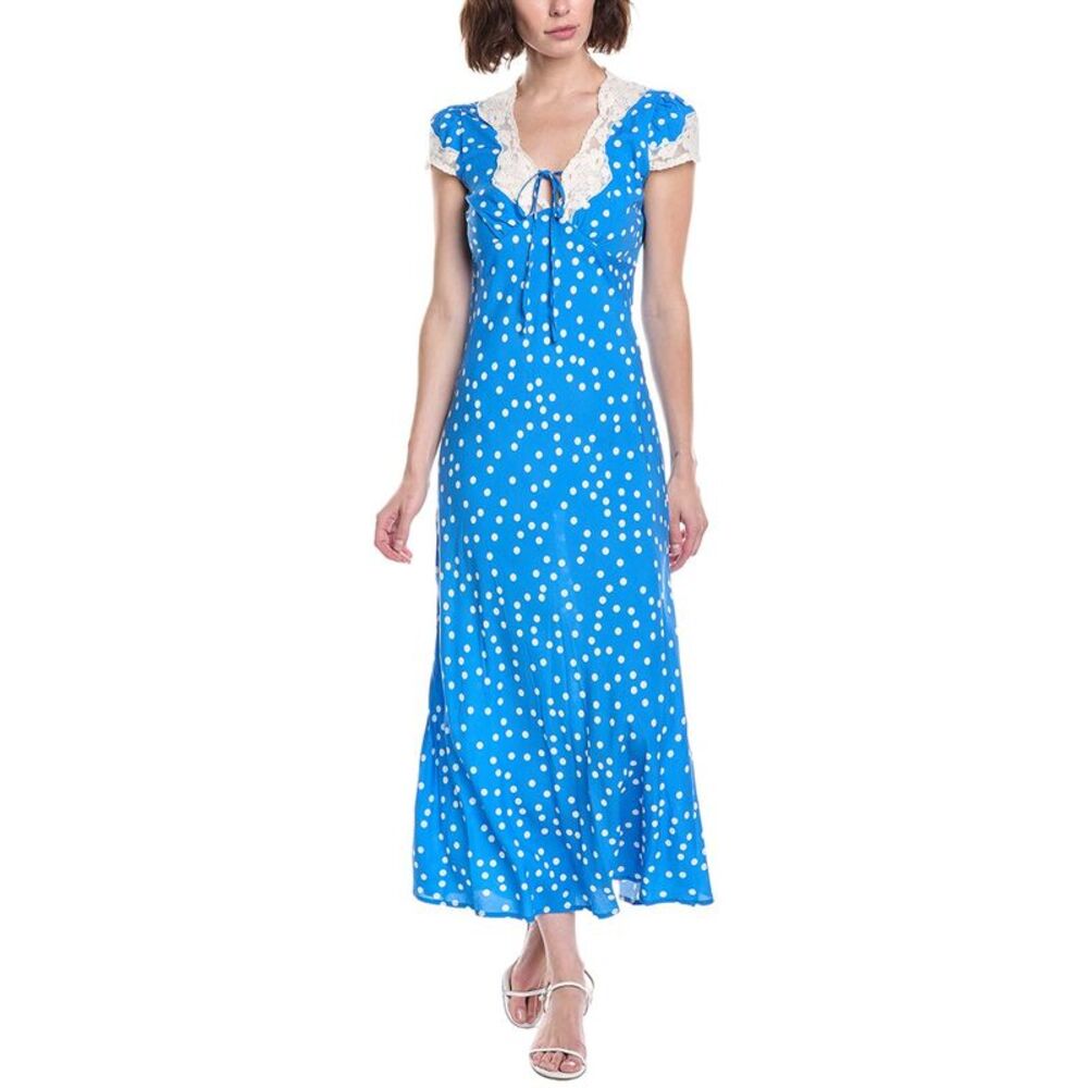 Colette Rose Womens  Midi Dress, Blue